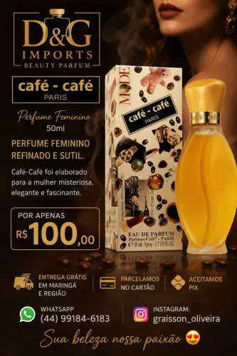 Perfume Feminino Café Café Paris 50ml