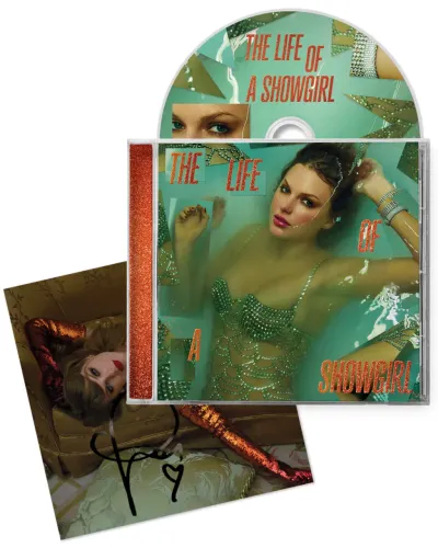 Cd Autografado Taylor Swift - The Life of a Showgirl - LACRADO