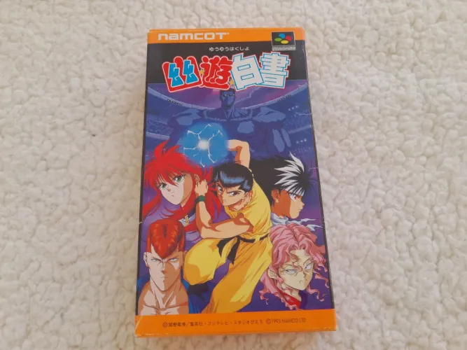 Fita super Nintendo versão japonesa YUYU HAKUSHO original usado e conservado.