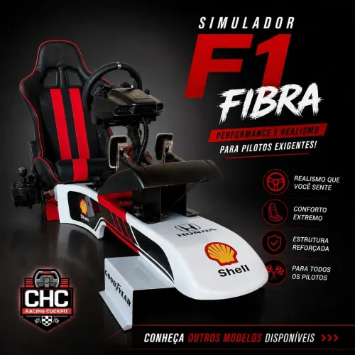 Cockpit suporte de volante para simulação CHC Racing 