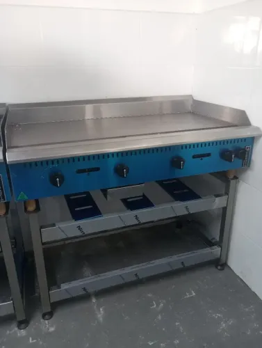 NZ. Chapa bifeteira profissional inox 1,20 m 19mm Venâncio 