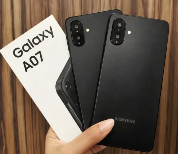 Celular Novo Lançamento - Samsung Galaxy A07 - 128Gb/4Ram - Preto + Entrega Grátis