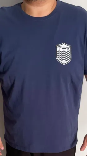 1 Camiseta OSKLEN Tam G azul semi nova 40,00