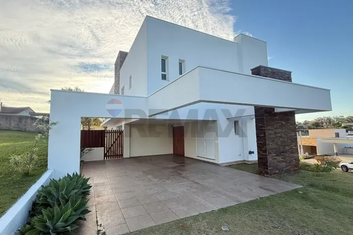 CASA MODERNA PARA LOCAÇÃO NO CONDOMÍNIO TERRAS DE SANTA TERESA COM 4 QUARTOS SENDO 3 SUITE