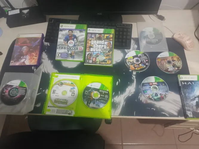 Jogos de Xbox 360 (estão com risco no CD)