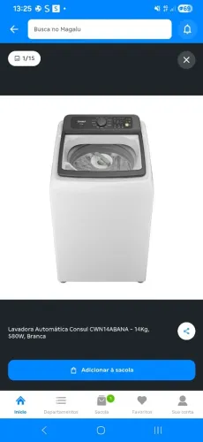 Maquina de lavar roupa consul, usada apenas 4 meses.