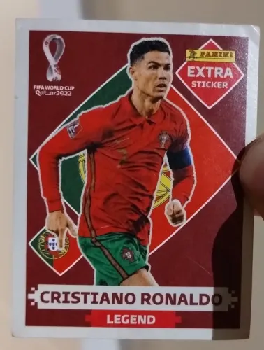 Extra Sticker Legend Cristiano Ronaldo Panini Copa 2022