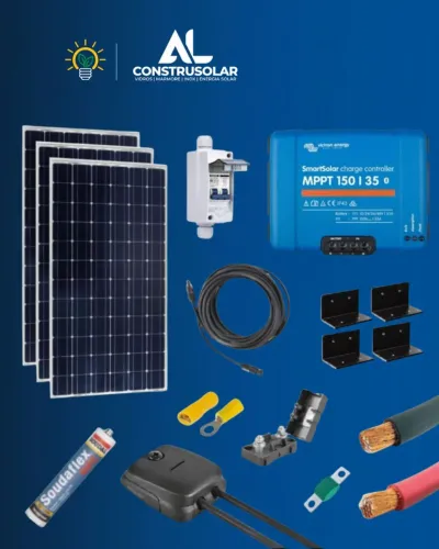 KIT PAINEL SOLAR COMPLETO | 110V 2000W 