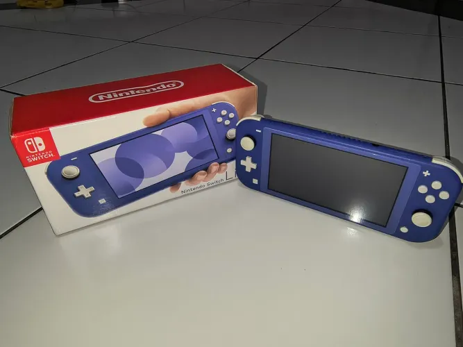 Nintendo switch lite azul 