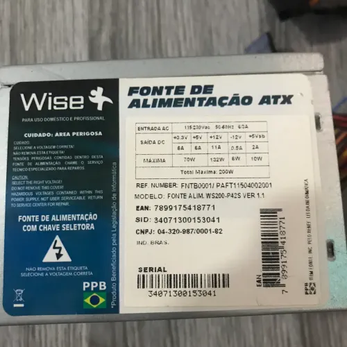 Fonte de Alimentação