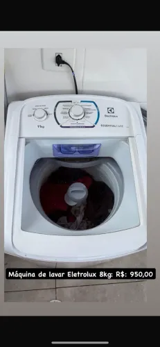 Lavadora Máquina de Lavar Eletrolux 8 kgs
