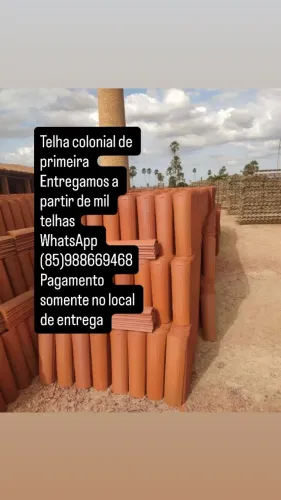 Telha colonial de Primeira