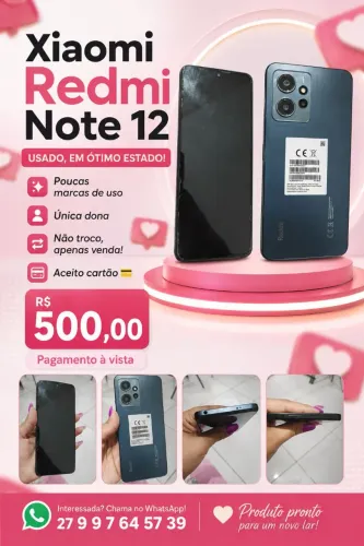 Vendo celular seminovo