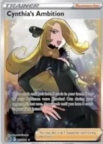 Carta Pokémon tcg ambição da Cintia (169/172) NM