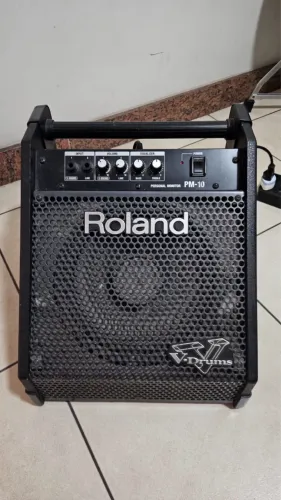 Amplificador de bateria Roland PM 10 - lindo