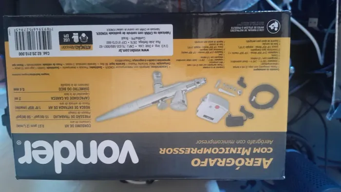 Aerografo mini compressor vonder