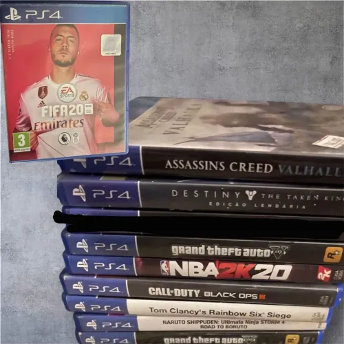 Lote de jogos ps4 originais