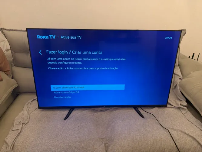 TELEVISÃO ROKU 50 POLEGADAS NOVINHA