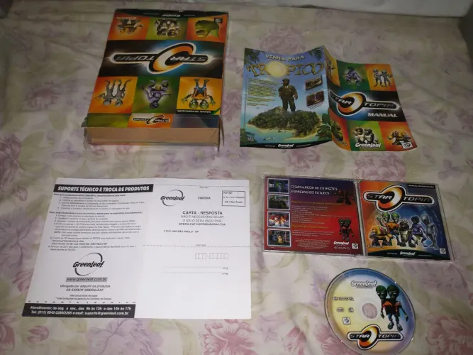 STARTOPIA jogo exclusivo PC CD BIG BOX CIB 2001 GreenLeaf Eidos