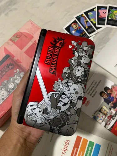 Nintendo 3ds XL Edição Super Smash Bros CIB