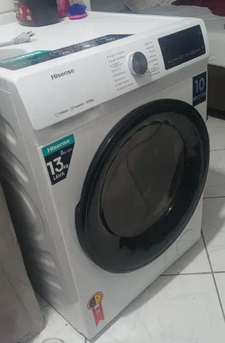 Máquina de lava e seca Hisense 220 V 13 kg