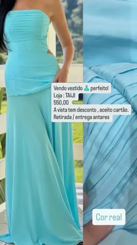 Vestido de festa impecável 