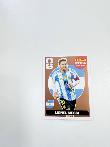 Messi Legend bronze figurinha da copa de 2026