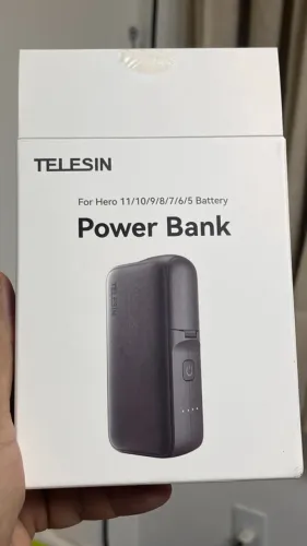 Carregador Baterias Power Bank Gopro Hero 9 10 11 12 Telesin