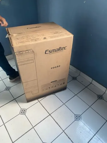 Fogão 4 bocas e forno Esmaltec novo na caixa