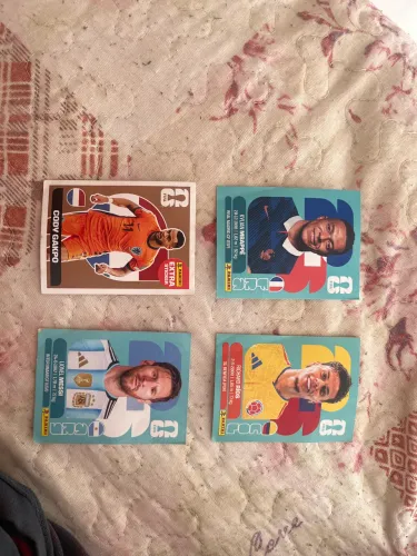 Kit figurinhas da copa