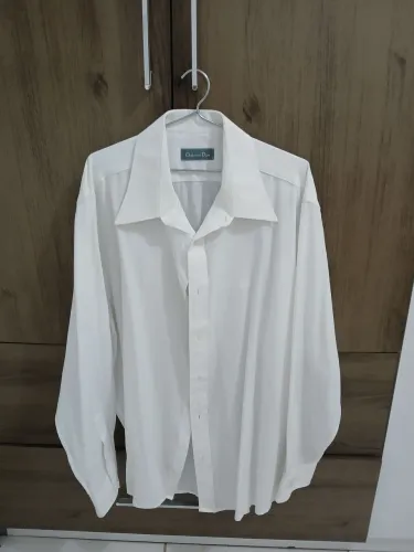 Camisa branca manga longa