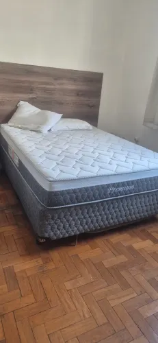 Cama casal box completa