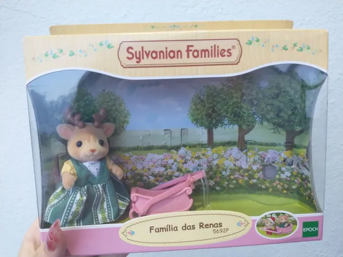 Sylvanian Families - Mamãe Rena e Trenó 