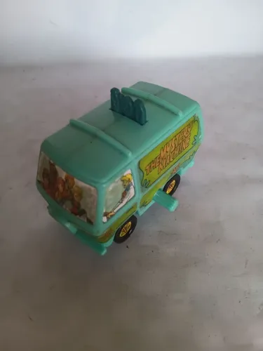Miniatura máquina mistério do scooby doo de plástico