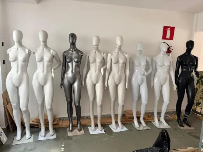 manequim femininos usado/defeito