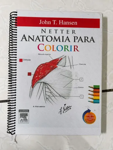 Livro Netter Anatomia para Colorir - John T. Hansen