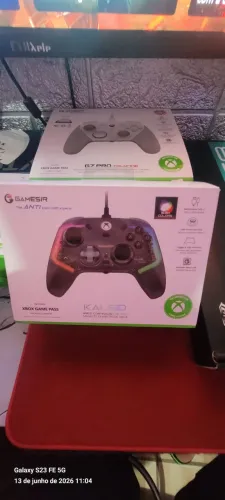 Controle gamesir kaleid, versão conta com botões em micro Twitch mecânicos e analógico hal