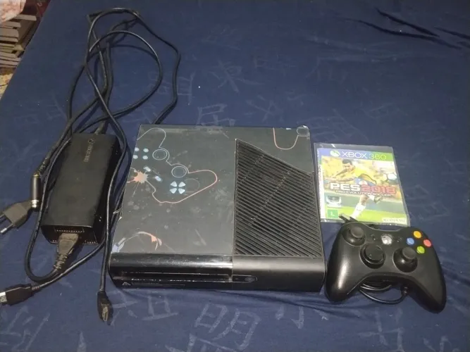 Xbox 360 Desbloqueado + 1 Controle + Jogo PES 2018 | Funcionando Perfeitamente
