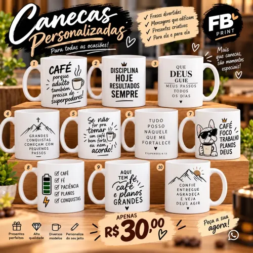 Canecas personalizadas