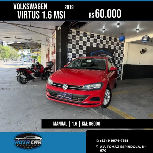 Volkswagen Virtus 1.6 MSI Flex 16V 5P Mec. 2019