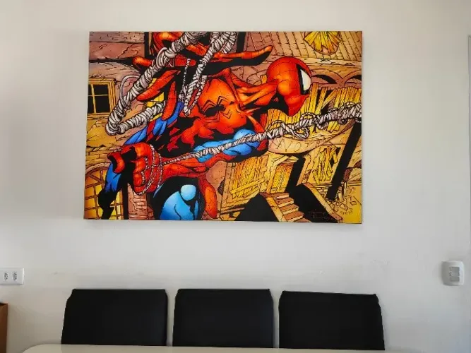 Quadro Decorativo Spiderman Marvel Jaime Trindade 130x90