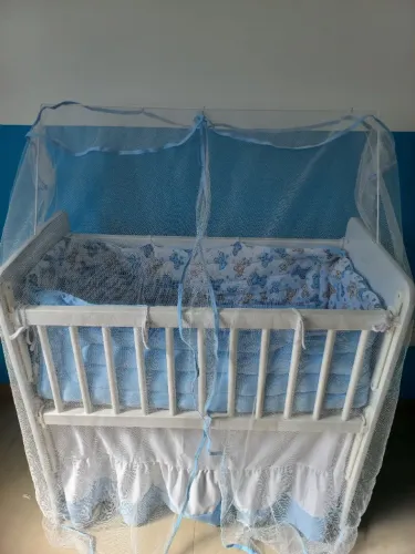 Mini berço completo para bebê