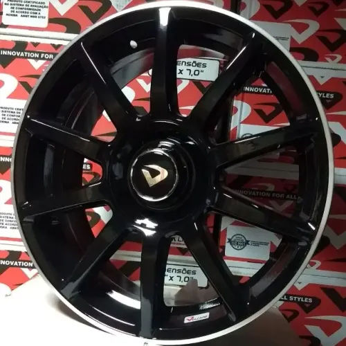 Rodas Daimler aro 17 4x100 (Novas) + 195/40R17 Forceland (Semi-novos) - R$ 4.690,00