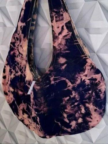 Bolsa Hobo Chris Beçak - Grife Autoral Tie-Dye (Em Excelente Estado)