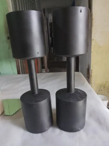 Halteres de PVC fixo 5,4kg cada 