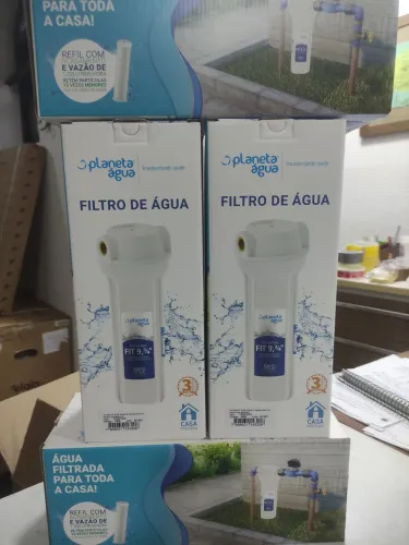 Filtro (Unid) purificador de água 9,3/4 para ponto de entrada caixas d'água e cavalete