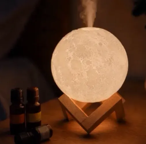 Umidificador Lua e Luminária