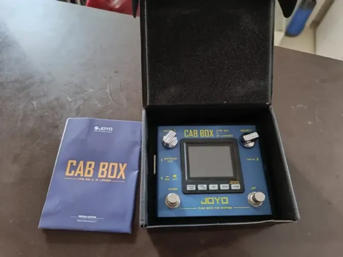 Pedal de efeito Joyo Revolution Cab Box R-08 azul
