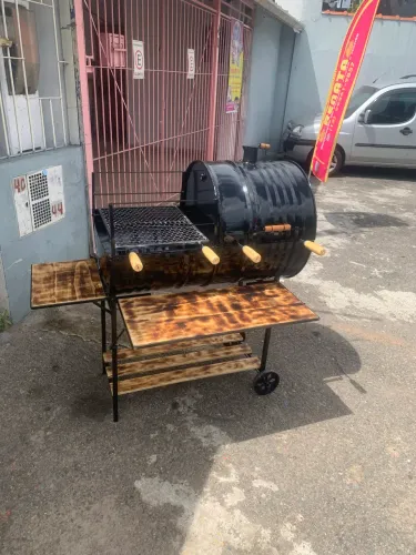 Churrasqueira dupla 
