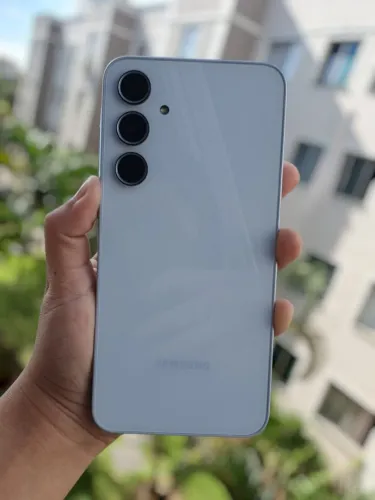 ? Samsung Galaxy A35 5G 256GB Azul Claro - Impecável! ?